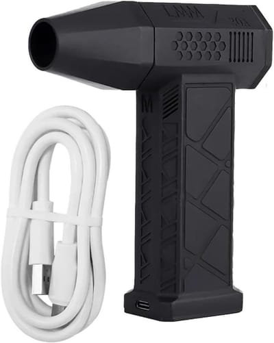Krachtige Ventilator - Mini Air Duster - Stof Verwijderen - Borstelloze Motor - 200W 130000RPM - Zwart