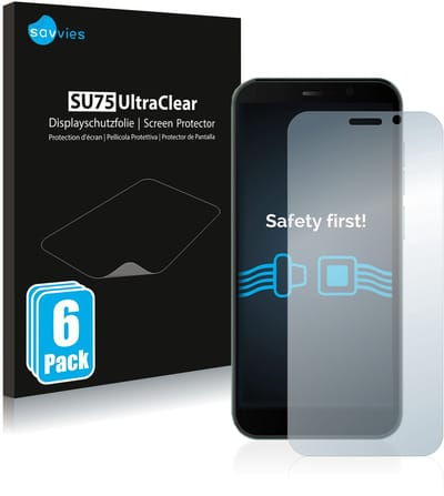 Savvies - Screenprotector voor Doogee X97 Pro - Folie Beschermfolie transparant 6 Stuks