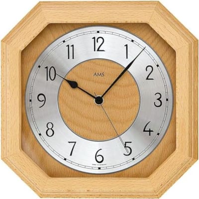 Wandklok radiogestuurd AMS - 5864-18