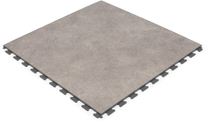 Rubbermagazijn - PVC kliktegel design Dolomieten - beige 450x450x7,8mm - winkel - showroom - garage - prijs per stuk
