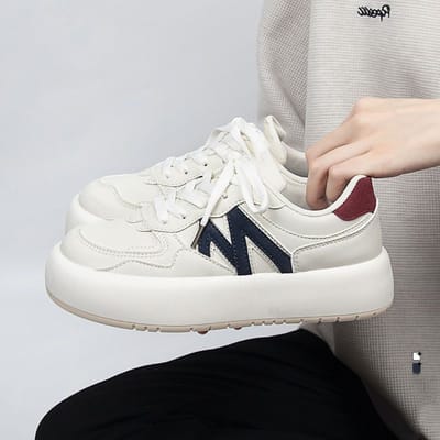 Campus High-value Kleine Witte Schoenen Nieuwe Veelzijdige Boardschoenen Dames Niche Licht Ins Student Big Head Schoenen 40 blauw