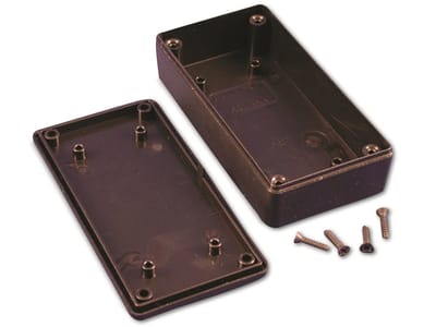HAMMOND Universele behuizing, 1591XXASBK, ABS, zwart, IP54, 100,9x51,4x26 mm