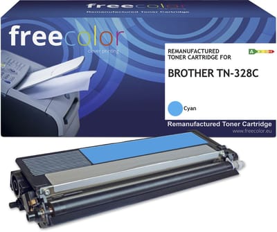 BROTHER TN-328C - toner FREECOLOR - HC- Cyan 6000p