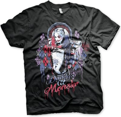 DC Comics Suicide Squad Heren Tshirt -L- Harley Quinn Zwart