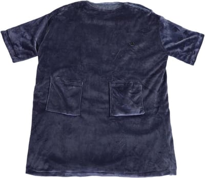 Verwarmde Deken - Deken met mouwen - Thuis ontspannen - 5 zone verwarming - 105x120cm - Grijs
