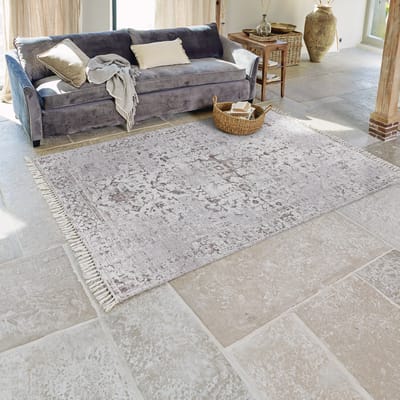 LOBERON Vloerkleed Delpheer bruin/beige