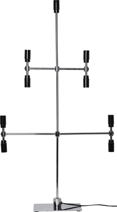 Star Trading kandelaar 'Twice', 5-armig, 9-vlam, chroom, 91cm