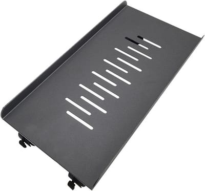 PC Tower Standaard - Computer Onderstel - Vloer Plaatsing - Met Wielen - 44x22cm - Zwart