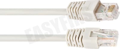 Easyfiks UTP/Netwerk kabel UTP CAT6E Netwerkkabel, RJ45 Male - RJ45 Male 10 Meter, Grijs