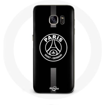Coque - PSG - Samsung Galaxy S6 - Logo Jordan - Souple - Sportif - Gris/Noir gris