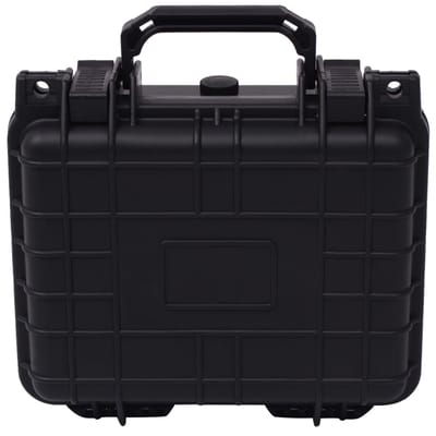 vidaXL - Beschermende - materiaalkoffer - 27x24,6x12,4 - cm - zwart