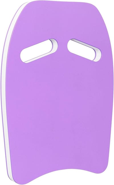 Zwem Kickboard - Zwemhulp Kinderen - Zwemles Ondersteuning - Ergonomisch Ontwerp - 41 x 28.5 x 3.5 cm - Licht Paars