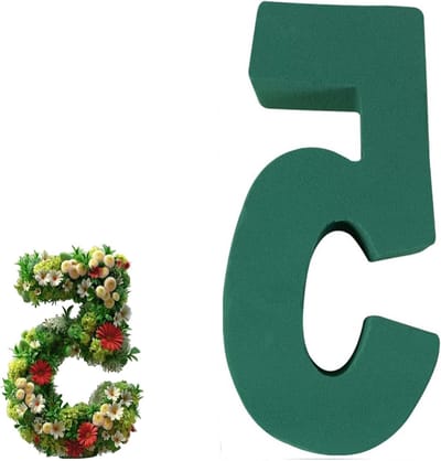 Steekschuim voor bloemen en knutselen, ideaal voor bruiloften, verjaardagen en feesten, geschikt voor verse en kunstbloemen (groen, 5)
