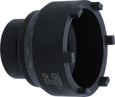Achteras Dopsleutel - Groefmoer Sleutel - Vrachtwagen Onderhoud - Speciaal Profiel - 101 mm - Chroom