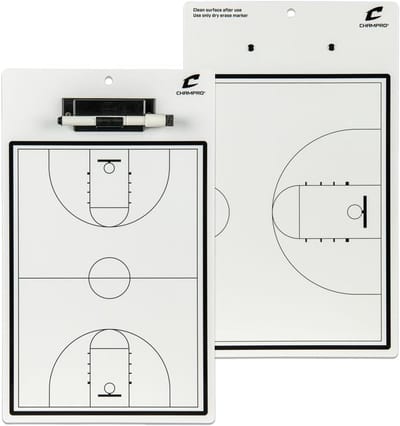 Basketbal Scorebord en Trainingsbord - Dubbelzijdig en Uitwisbaar