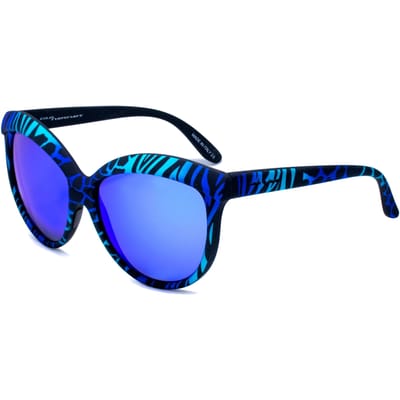 Lunettes ITALIA INDEPENDENT 0092-ZEF-022. Lunettes de soleil, Couleur bleue. Femme.