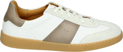 Magnanni - 25851 PRIMERA - Lage sneakersVrije tijdsschoenenHeren sneakers - Kleur: Wit/beige - Maat: 43