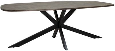 Tower Living - Silvi eettafel Deens ovaal - 180 cm - olijfbruin