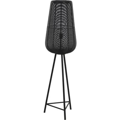 Light & Living Adeta Vloerlamp - Zwart - Ø37x135cm