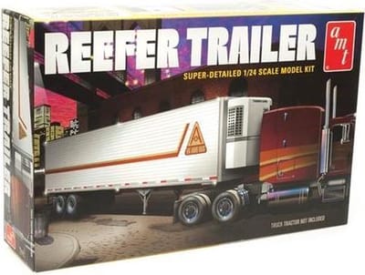AMT Modelbouwpakket Militaire voertuigen - 1170 Reefer Semi Trailer Plastic - 1:24 - Modelbouw