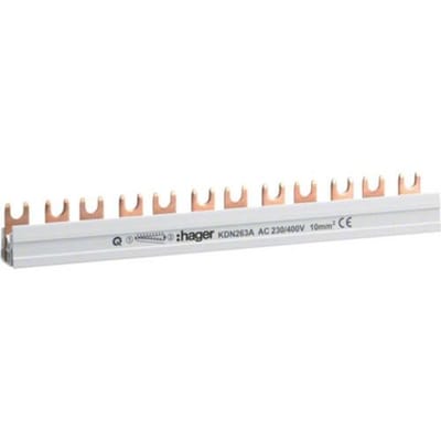 KDN263A Hager KDN263A aansluitblok Phase busbar Meerdere kleuren 63 A 1 stuk(s)
