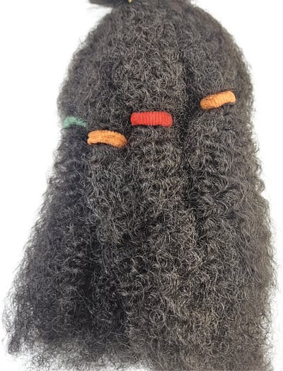 Hair bundels - Kinky curls - Bruin - Afro - 30 cm - hair extensions