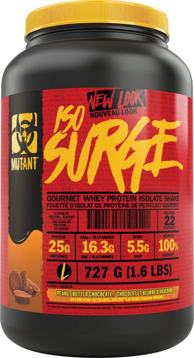 Mutant Mutant Hardcore Iso (1.6lbs) Peanut Butter Chocolate - Eiwitten - Wei-eiwit isolaat