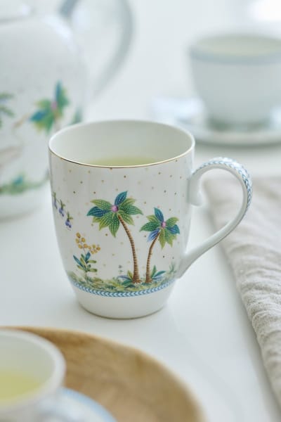 Pip Studio Jolie Mokken - Theemok - Koffiemok met Oor - Servies set van 6 - 365ml
