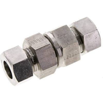 18L (M26x1.5) RVS Terugslagklep Snijring 1-160 bar ISO 8434-1