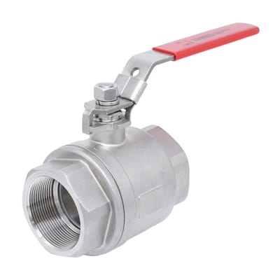 Rp 3/4'' Binnendraad 2-weg RVS Kogelkraan 2-delig 69 bar RTFE - TamesonPRO 1111-034