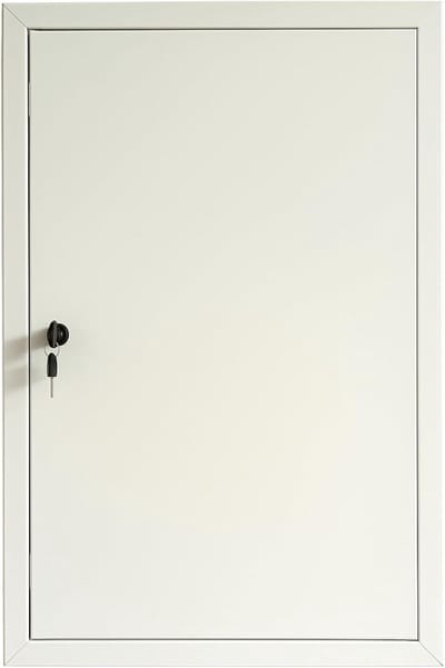 Inspectiedeur Metaal - Inspectieklep Luik - Toegang Installaties - Verzinkt Staal Poedercoating - 70 x 100 cm - Wit