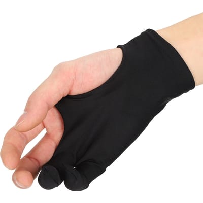 Gants de Peinture à 2 Doigts Croquis Écriture Écran Électronique Anti-Erreur Salissure Sueur SaleXS XS beige