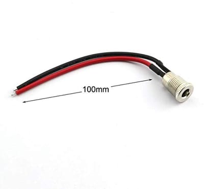 DC Mount Adapterset 12 Holle Stekkers met Soldeeraansluiting voor Audio Video en Bewakingscamera's