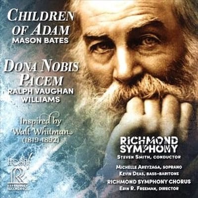 Richmond Symphony & Richmond Symphony Chorus - Bates: Children Of Adam | Vaughan Williams: Dona Nobis Pacem (CD)