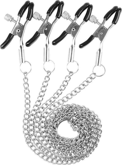 Banoch - Pinces de W. - Ketting Tepelklemmen & Schaamlippenklemmen - Verstelbaar - schaamlip klemmen