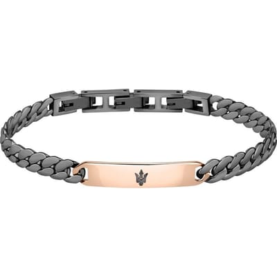 Maserati Jewels Roestvrij Staal Armband JM222AVD03 - Voor Mannen gray