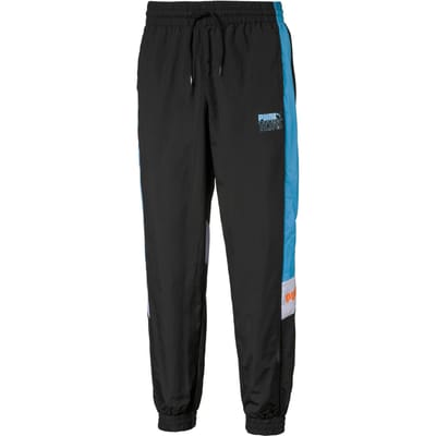 Puma x Tetris Heren Track Broek Getapete Grafische Logo Joggers 597137 01
