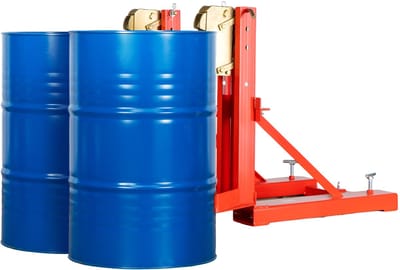 Vatengrijper vorkheftruck 2 vaten 60 – 220 liter 2x 360 kg MW Tools VTGR3602