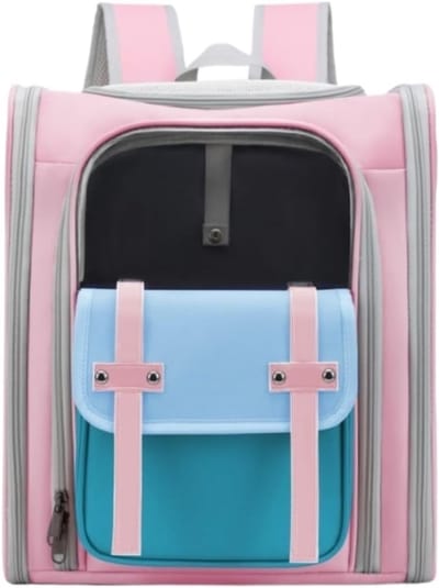 Dieren Transporttas - Huisdier Reistas - Veilig Vervoer - Ademend & Opvouwbaar - 32x29x42cm