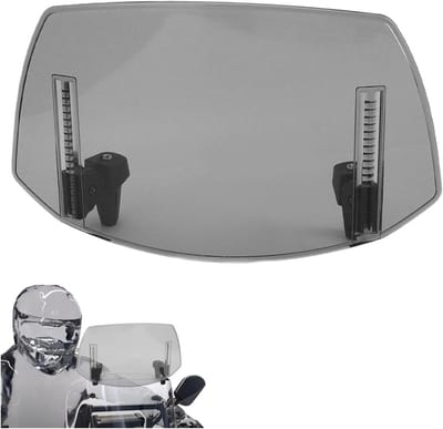 Verstelbaar Motorfiets Windscherm Universele Winddeflector 75 x 56 x 44 cm