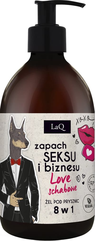 Doberman Love Schabowe - Douchegel voor Mannen - 500ml, Natuurlijke Formule