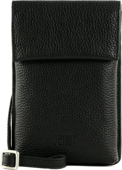 JOST Leren Schoudertas Vika Mini Shoulder Bag Black Zwart