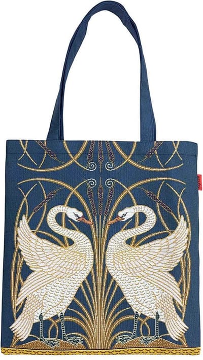 Boodschappentas - Flat bag - Swan - Zwaan - Zwanen - Walter Crane