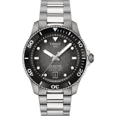 Tissot Roestvrij Staal Grijs Wijzerplaat Heren Modehorloge T120.807.11.051.00 grijze kleur