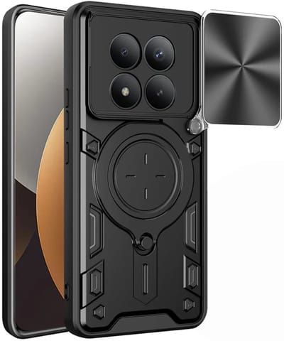 Hoesje geschikt voor Xiaomi Redmi Note 15 Pro Plus / Xiaomi Poco M8 Pro - Techsuit CamGuard Pro Back Cover - Zwart