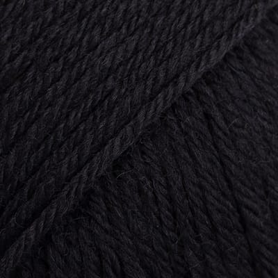 DROPS Fiesta Uni Colour - 10 zwart - Wol Garen