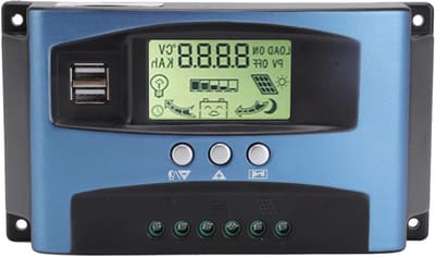 MPPT Zonne Laadregelaar - Energie Manager - Off-grid Stroom - 99% Rendement - 100A - Zwart