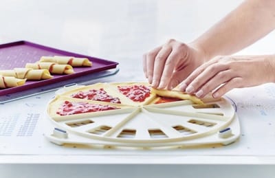 Tupperware Croissantparty, dubbelzijdig rooster om snel perfecte croissantjes te maken