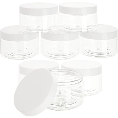 VBS Plastic pot met schroefdop, Ø 9 cm