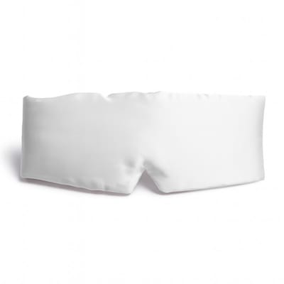 Perfect Sleep Face Mask van 100% Zijde 22mm - Wit - Gemaakt van moerbij zijde - Verduisterend, zijde zacht en comfortabel - Anti acne slaapmasker - Silk Heaven